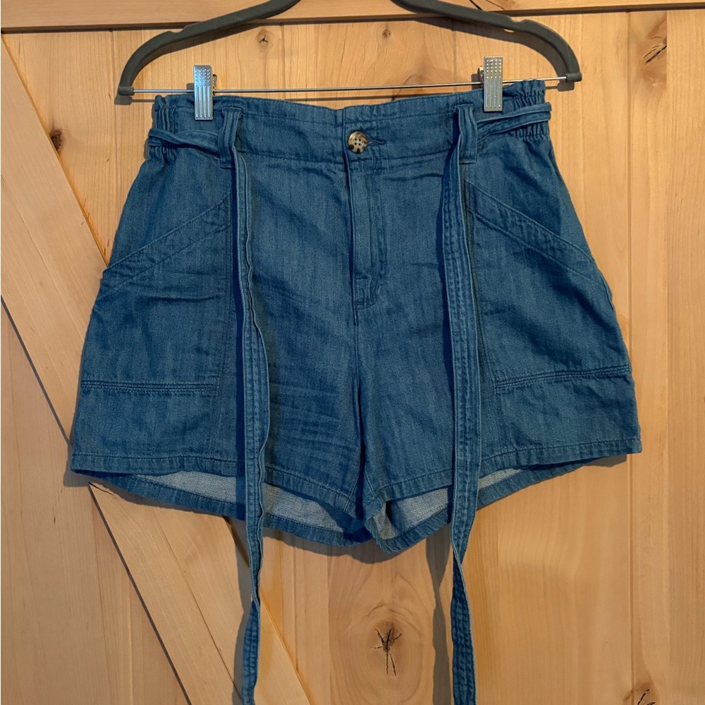 Old Navy High Waist Denim Blue Shorts